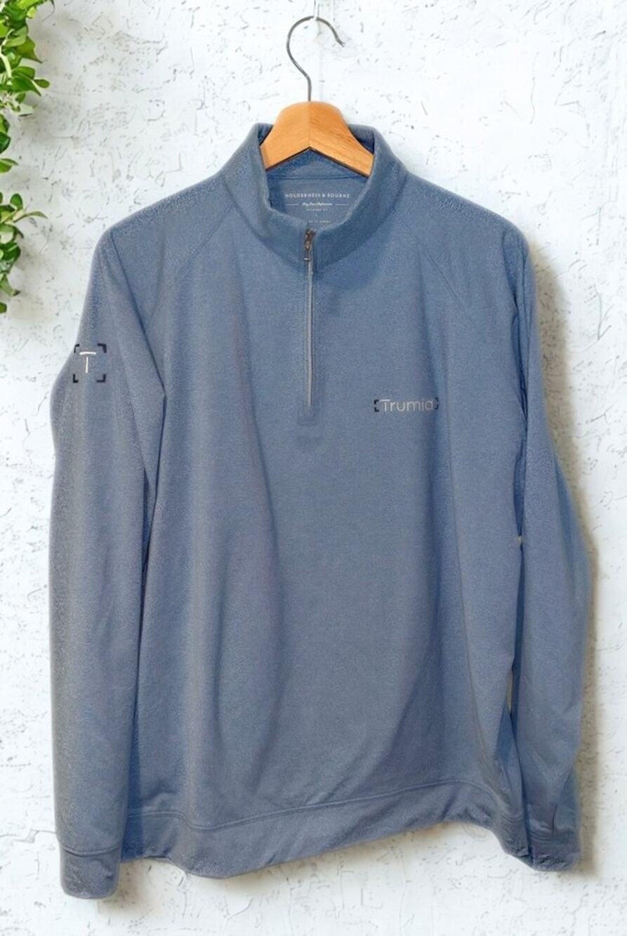 Holderness & Bourne Westland Quarter Zip Pullover Trumid Trading Mens L Golf